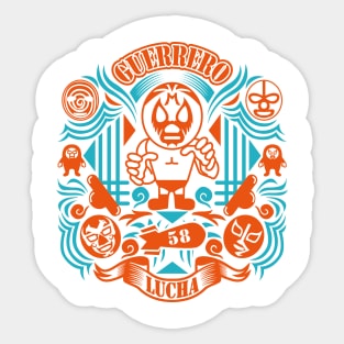 CHAOS LUCHA COLOR2 Sticker